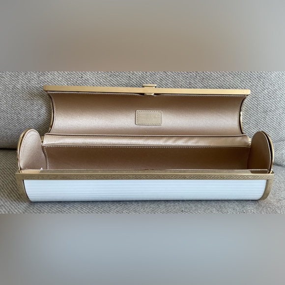 Jimmy Choo White Cylinder Acrylic Evening Clutch Bag - Picture 7 of 10